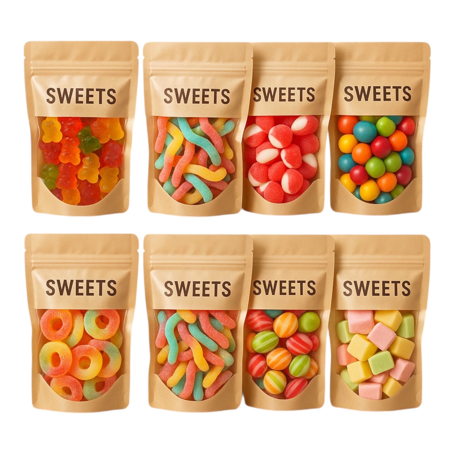 Snackbox Nachfülltüten – 8er Set