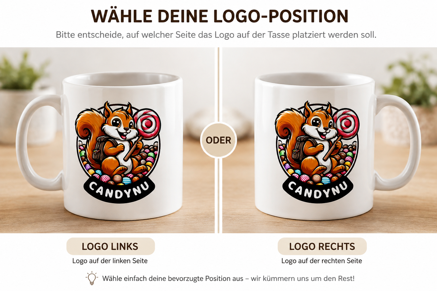 Astronauten Glastasse Frosted mit Farbverlauf Rot