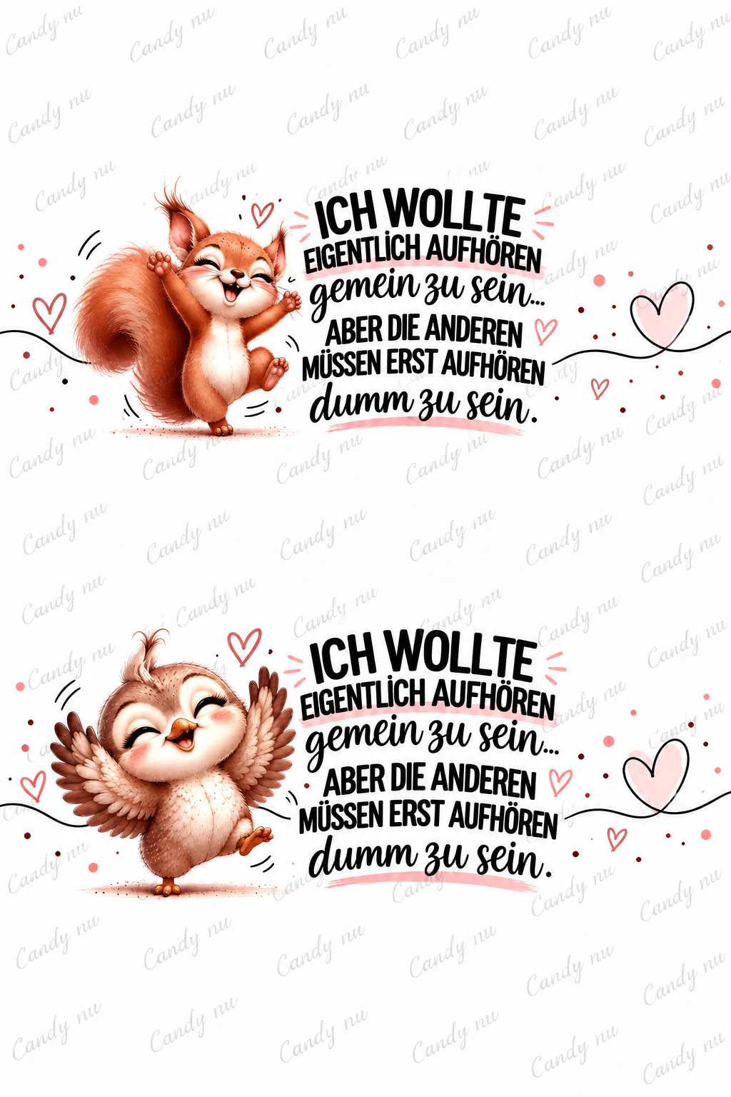 Tasse ich wollte …
