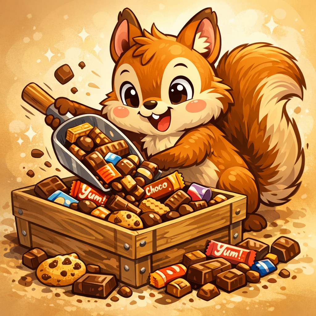 🍫 Riegel & Schoko Schaufel – Limitierte Edition