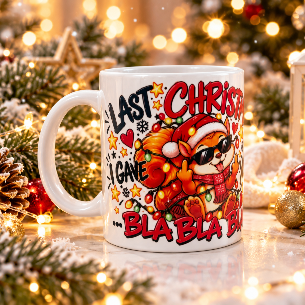 Last Christmas BLA BLA Tasse