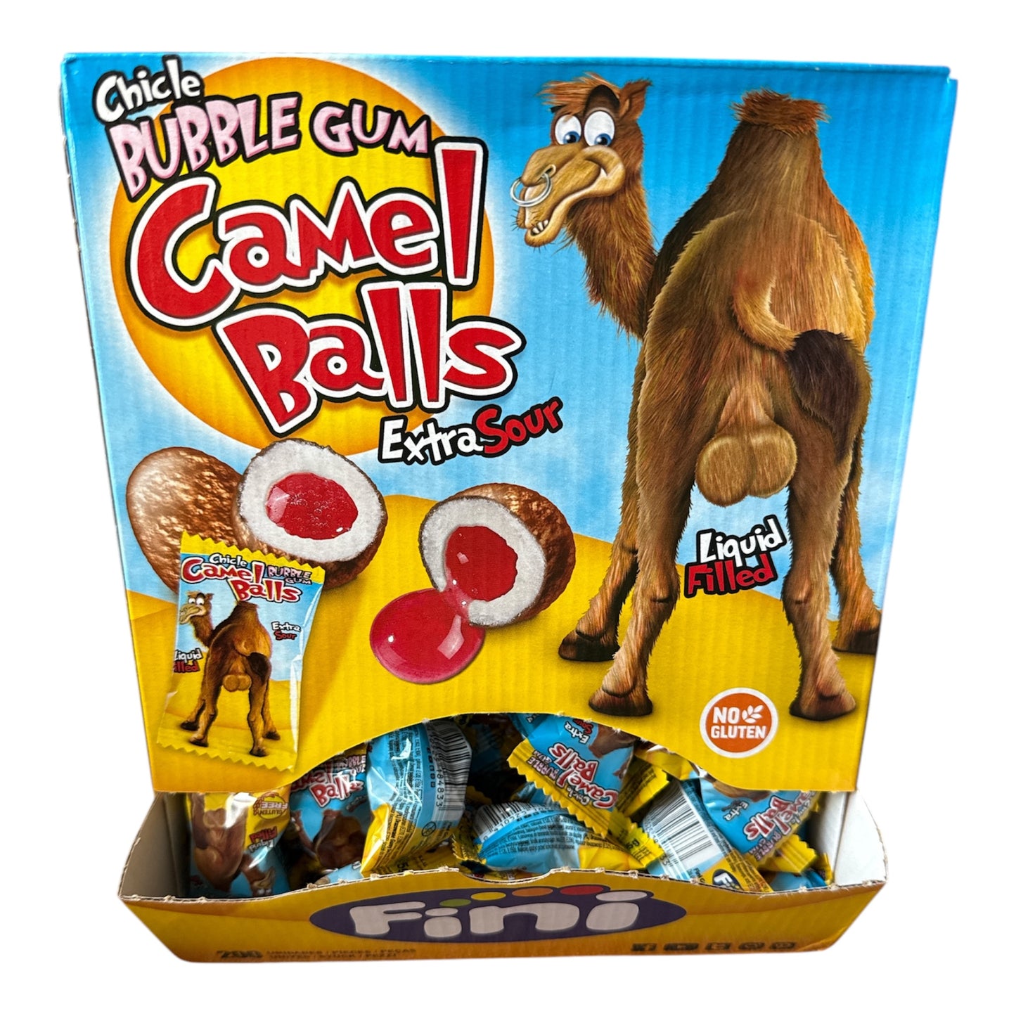 Fini Camel Balls Extra Sour Bubble Gum
