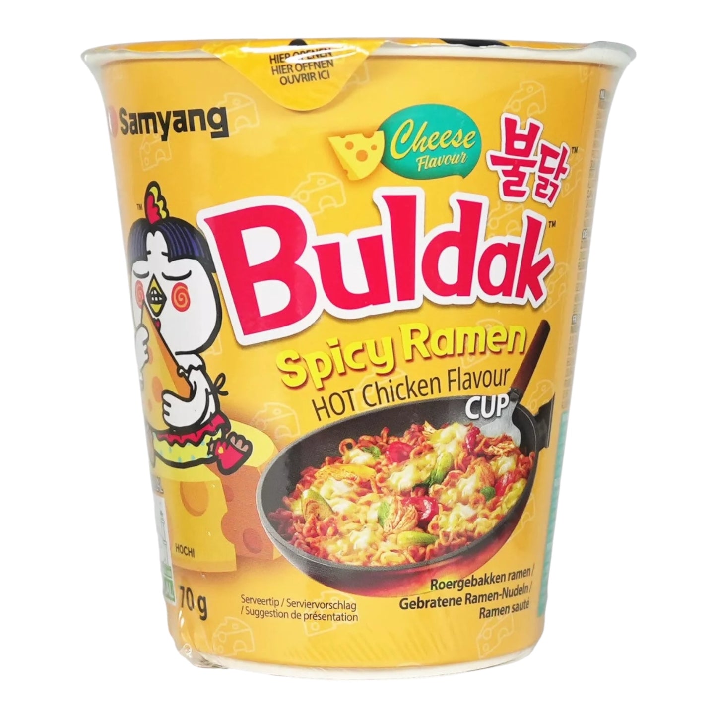 Buldak Cheese Flavor Spicy Ramen Nudeln Cup (Halal)