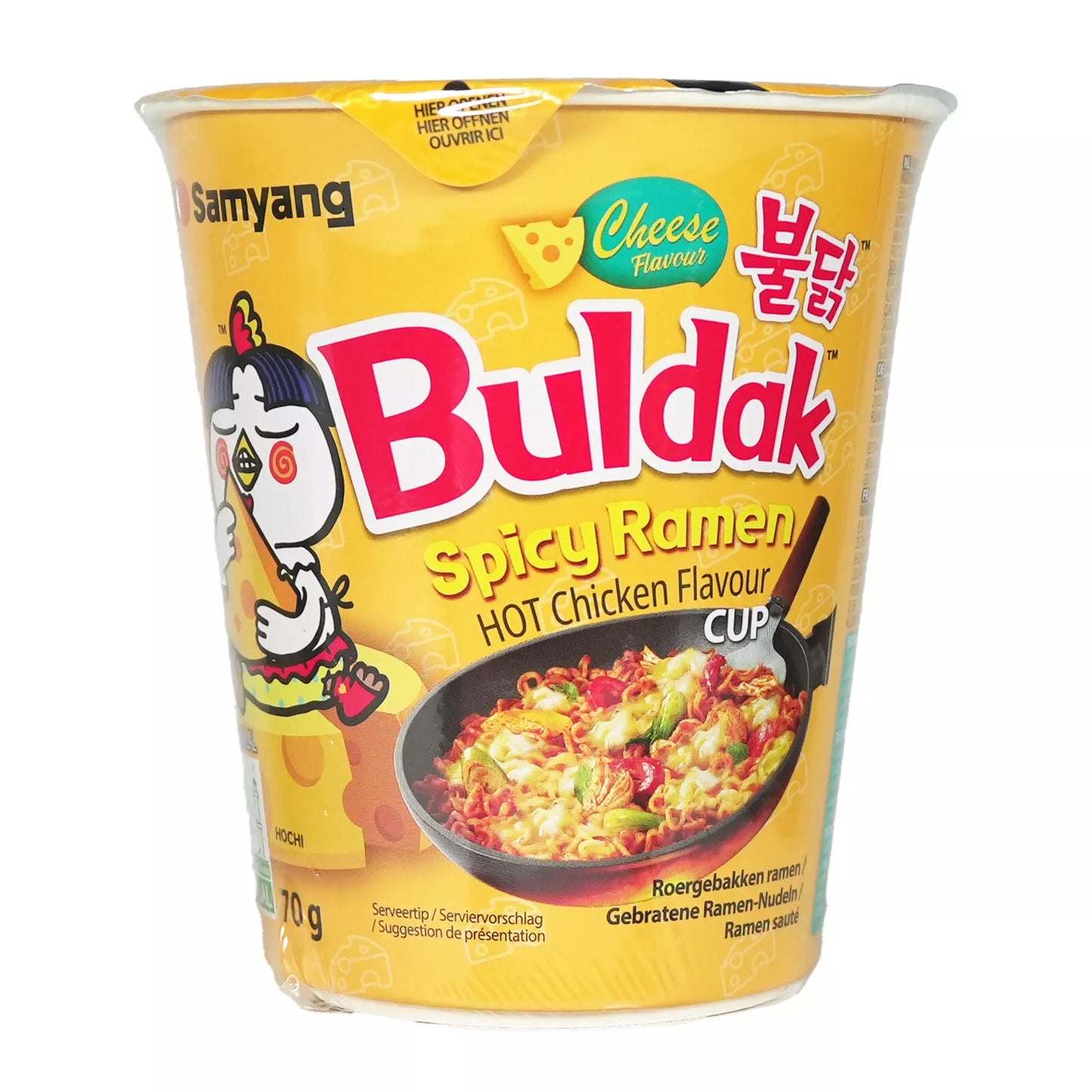 Buldak Cheese Flavor Spicy Ramen Nudeln Cup (Halal)