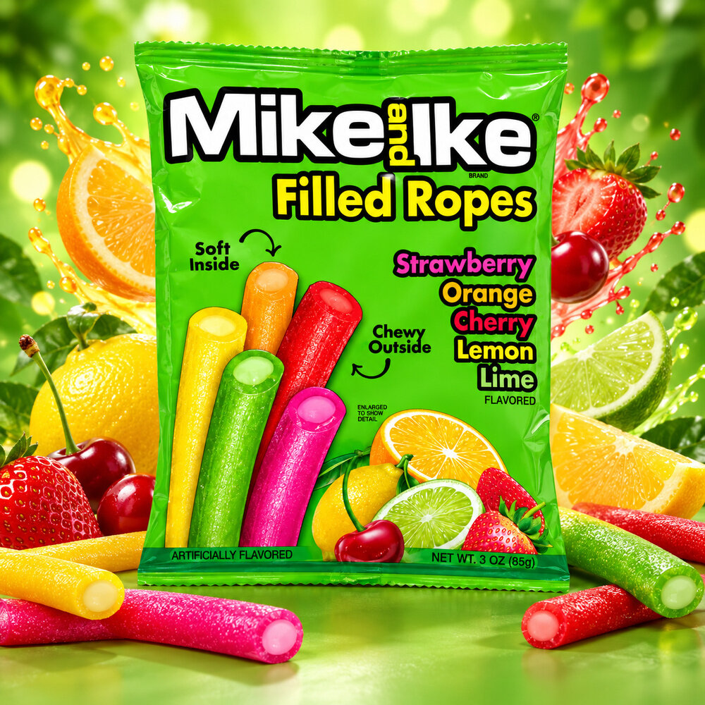 Mike and Ike Filled Ropes Fruit 85g Mexiko 🇲🇽