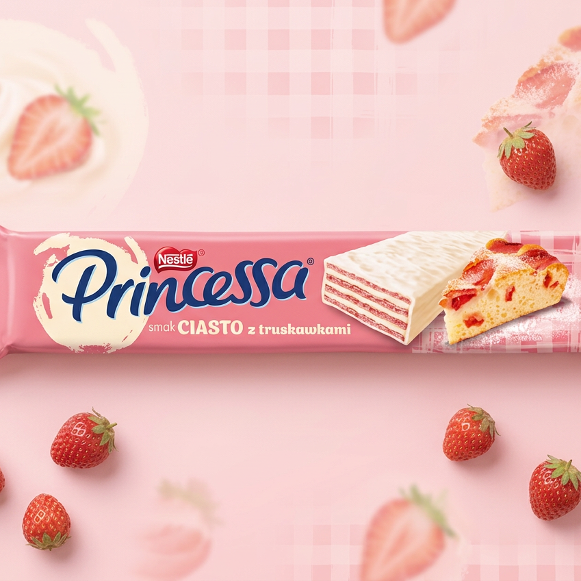Nestlé Princessa – Erdbeerkuchen Polen 🇵🇱