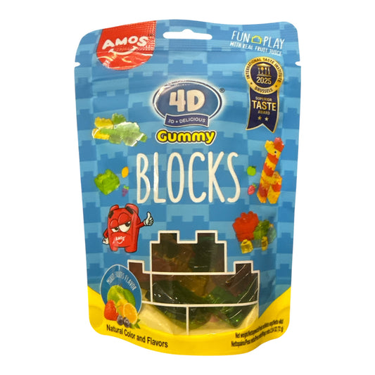4D Gummy Blocks - Mixed fruits