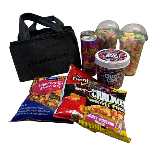 🖤 Männer-Abendtasche – Der perfekte Snack-Begleiter für euren Männerabend! 🖤