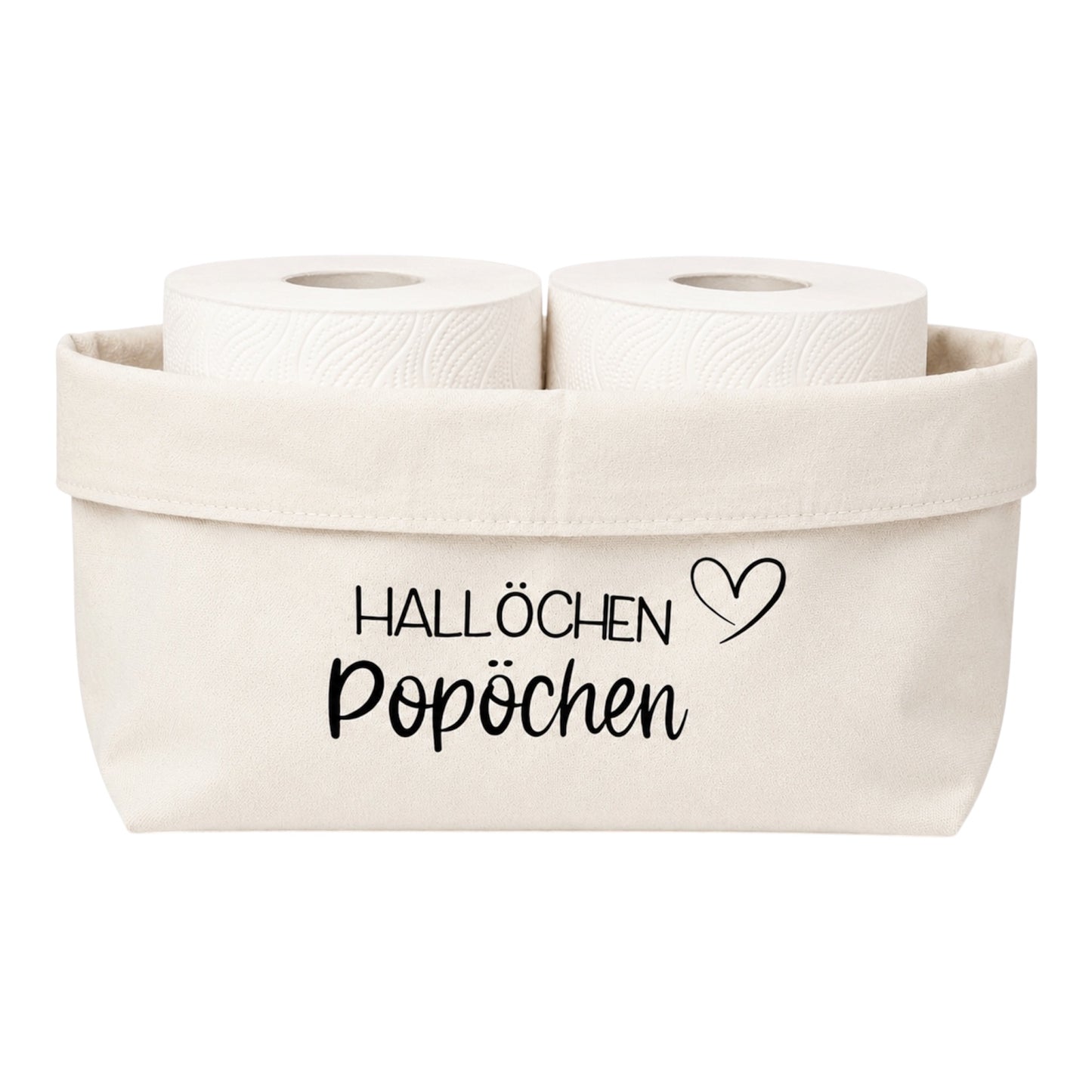 Baumwoll-Aufbewahrungskorb - Hallöchen Popöchen