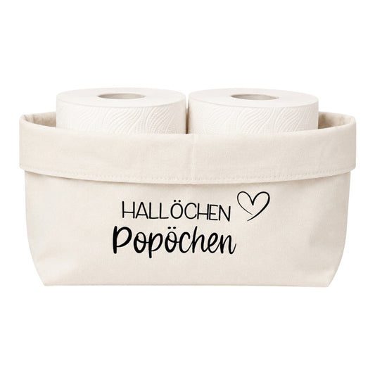 Baumwoll-Aufbewahrungskorb - Hallöchen Popöchen