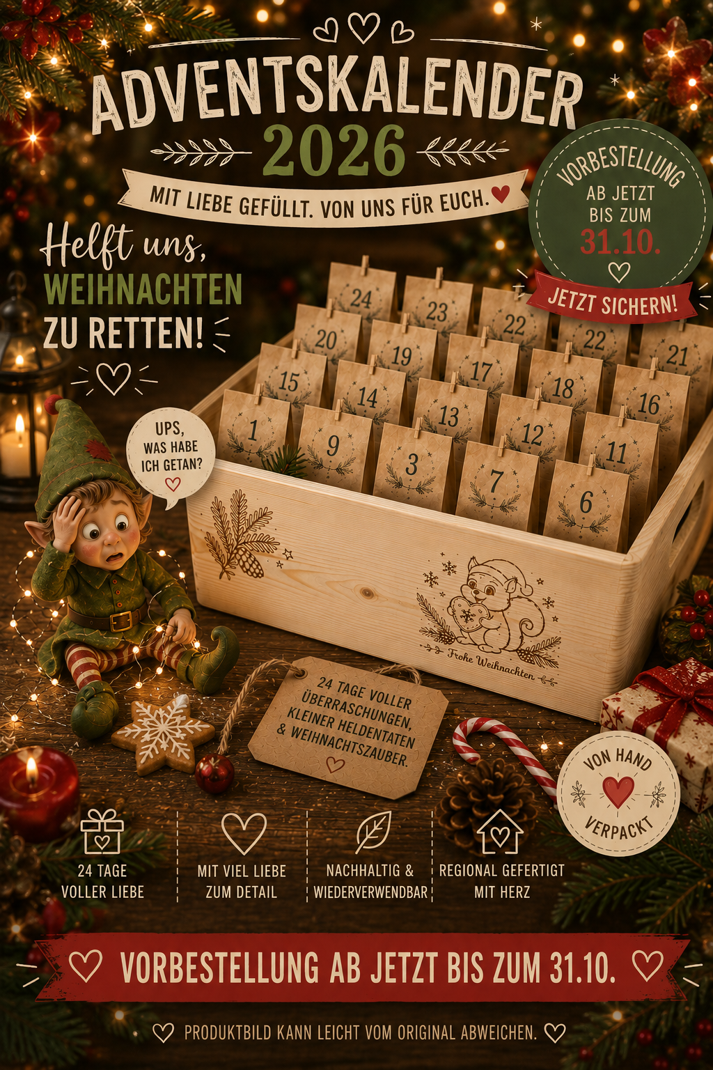 🎄 Adventskalender 2026 – Helft uns, Weihnachten zu retten! ⭐