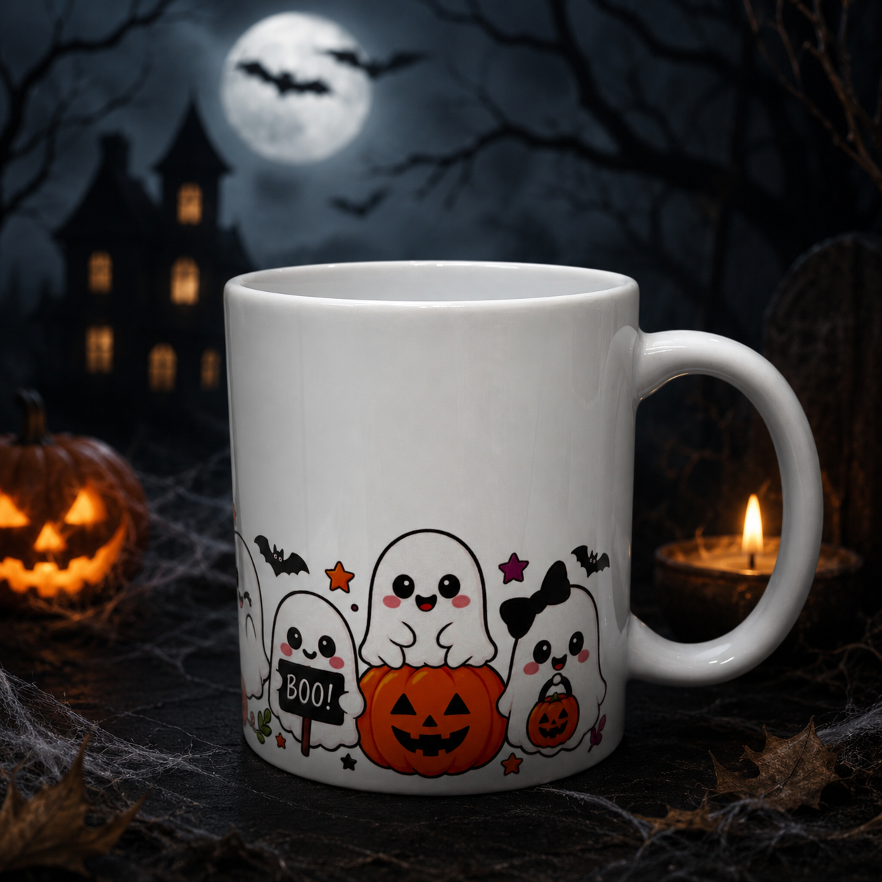 🖤 Spooky Boo Halloween Tasse 🎃👻
