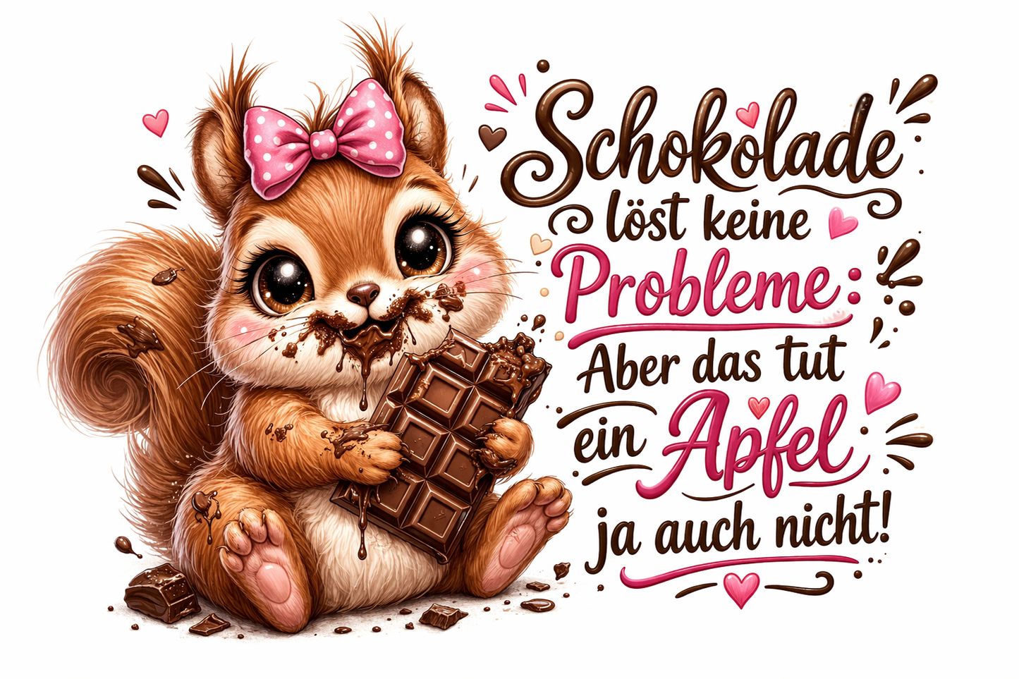 Tasse - Schokolade löst keine Probleme