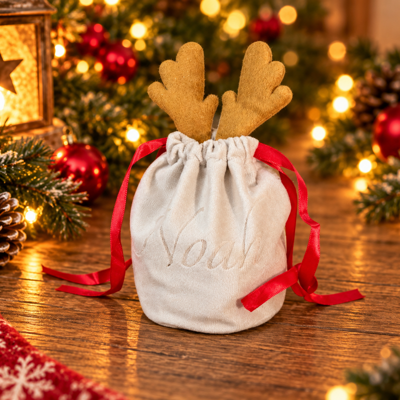 🎄 Personalisierter Weihnachtswichtel im Rentier-Look