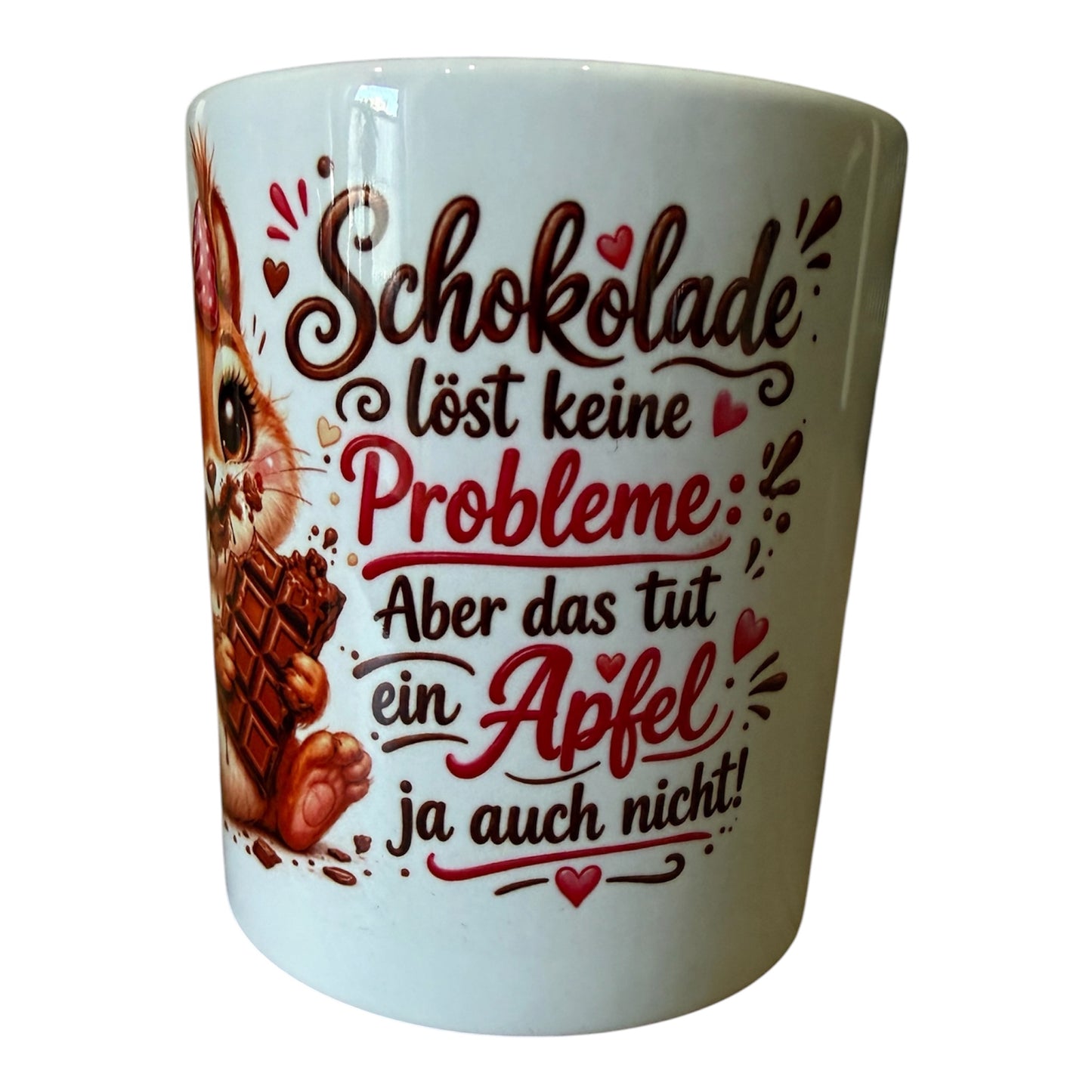 Tasse - Schokolade löst keine Probleme