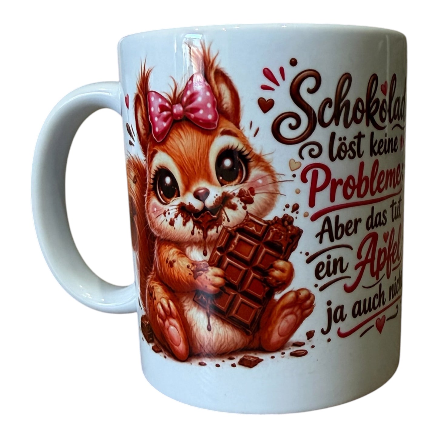 Tasse - Schokolade löst keine Probleme