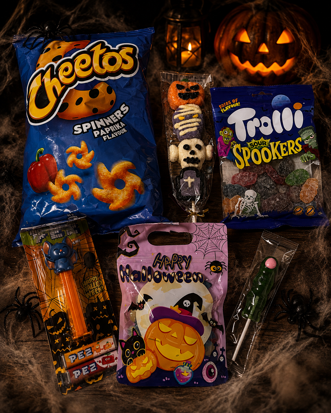🎃 Süßer Grusel – Halloween Nasch-Eimer 👻 (Rosa)