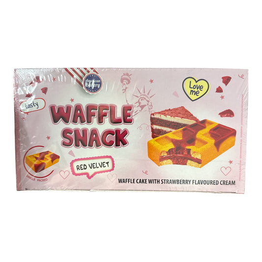 American Bakery Waffle Snack Red Velvet 135g
