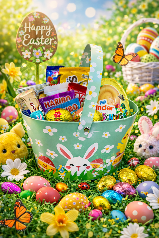 Osterkorb – prall gefüllt mit süßen Highlights für große Freude