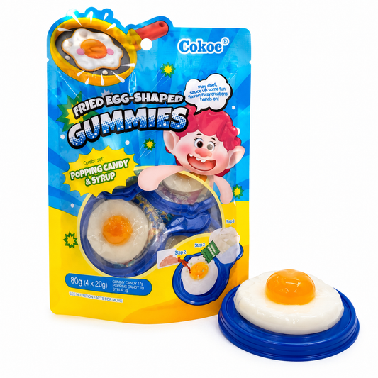 Fried Egg-Shaped Gummies 80g