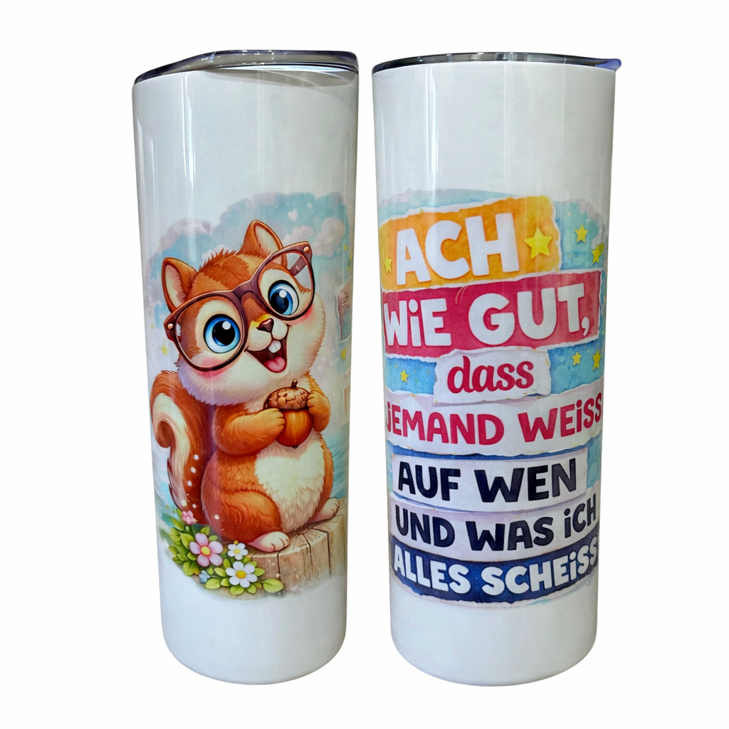Tumbler in verschiedenen Motiven + 400g Candymix