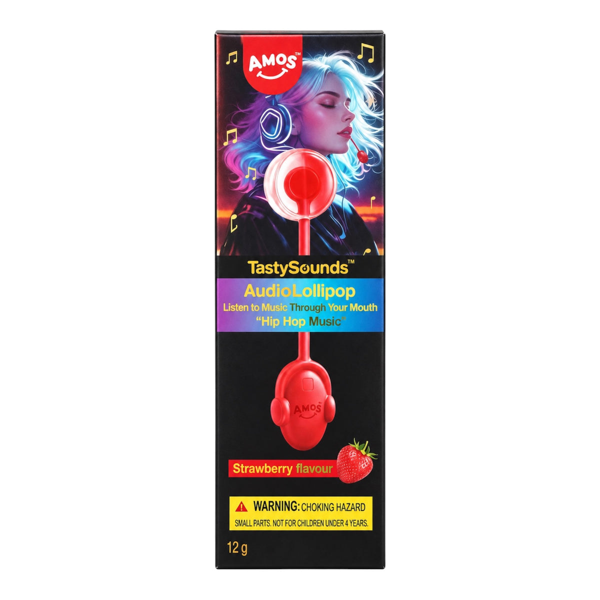 AMOS Audio Lollipop Süssigkeiten Erdbeere - Hip Hop