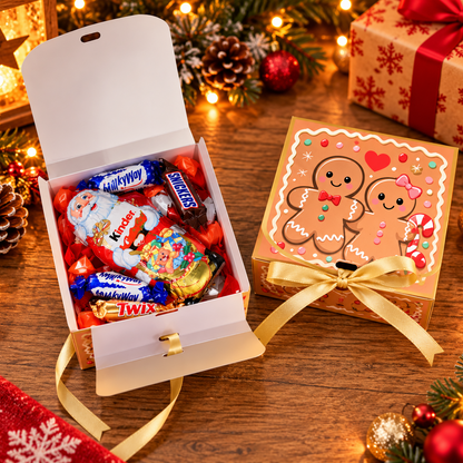 🎄🎁 Süße Weihnachtsbox – Rentier oder Lebkuchenpärchen ❤️🍫