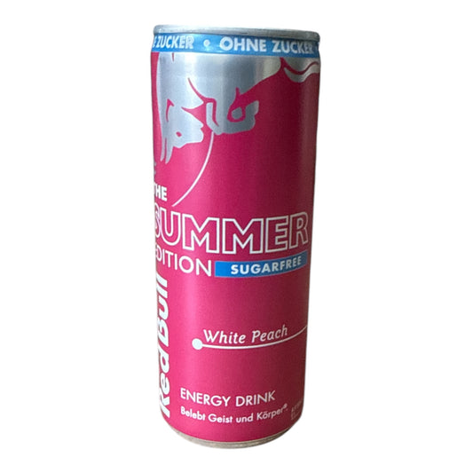Red Bull Energie White Peach Zuckerfrei !