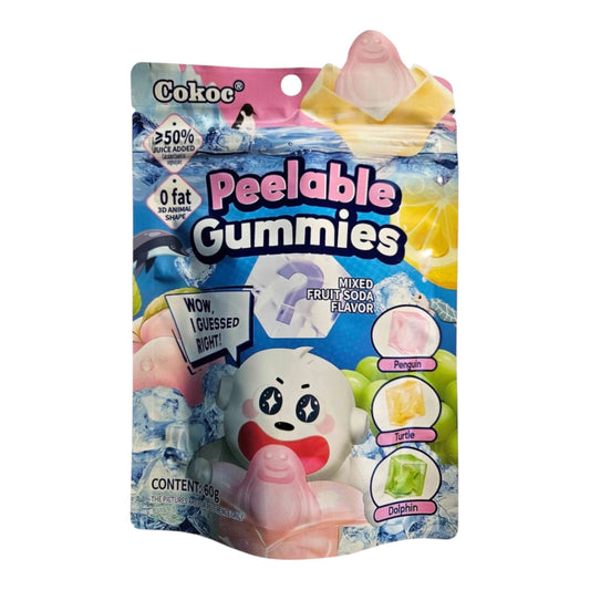 Peelable Gummies Mixed Fruit Soda
