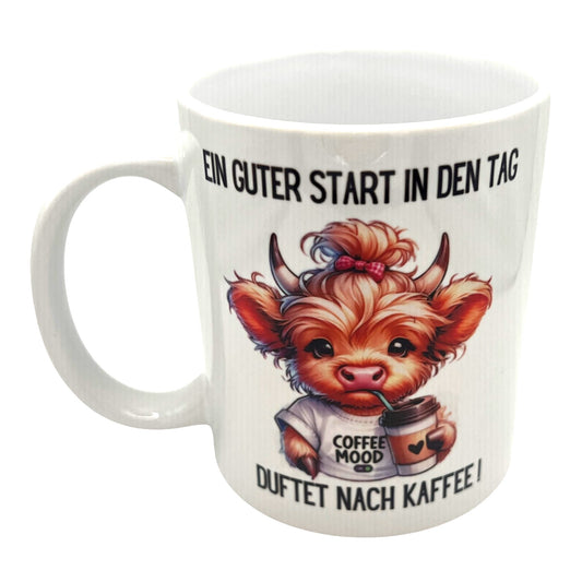 🐮 Niedliche Kaffee-Tasse mit Kuh-Design 🐮