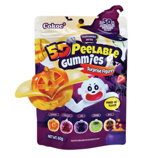 Peelable Gummies Surprise Figures Halloween edition