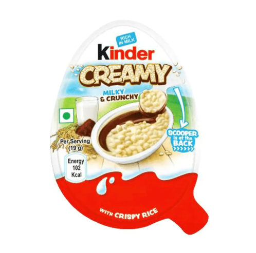 Ferrero Kinder Creamy Milk and Crunchy