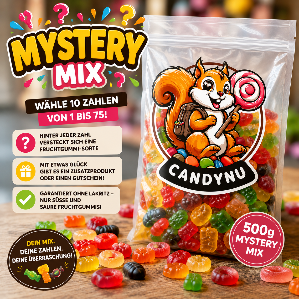 Mystery Mix – Wähle deine Zahlen ⭐